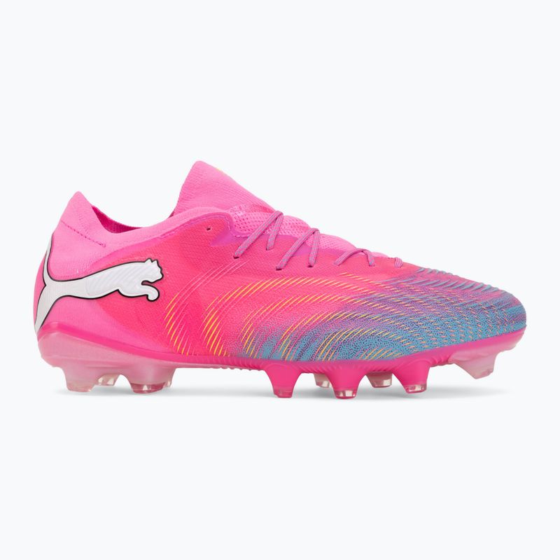 Încălțăminte de fotbal PUMA Future 9 Fusion FG/AG poison pink/sun stream/bright aqua/puma wht 2