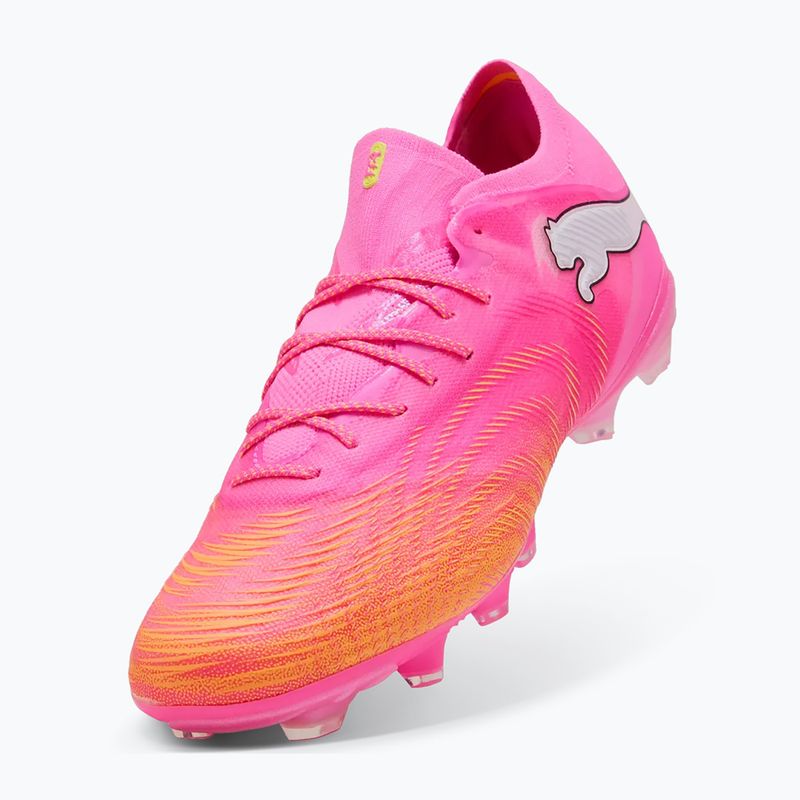 Încălțăminte de fotbal PUMA Future 9 Fusion FG/AG poison pink/sun stream/bright aqua/puma wht 4