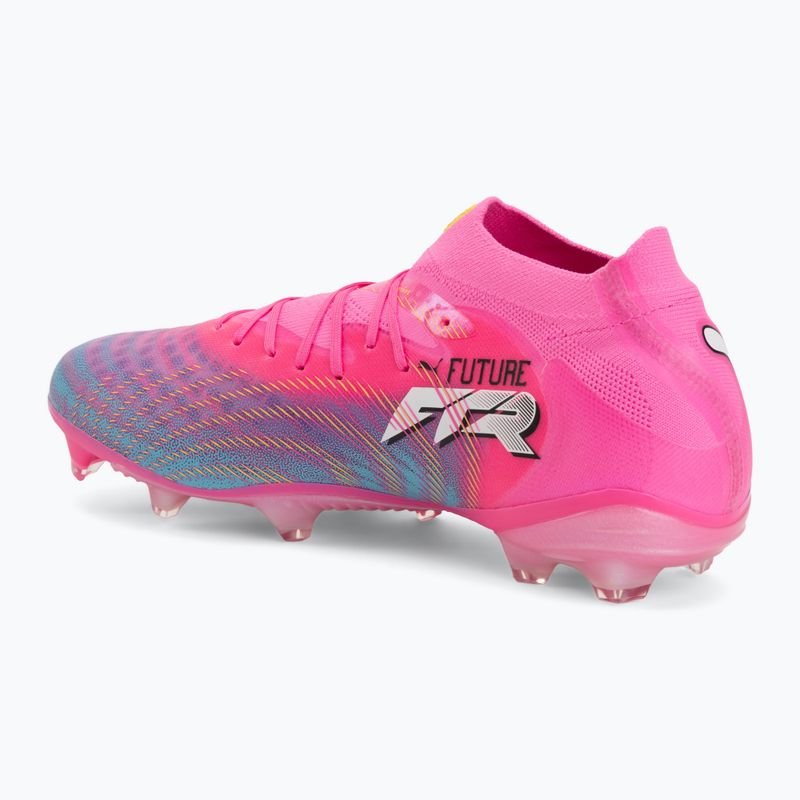 Încălțăminte de fotbal PUMA Future 9 Pro FG/AG poison pink/sun stream/bright aqua/puma white 3