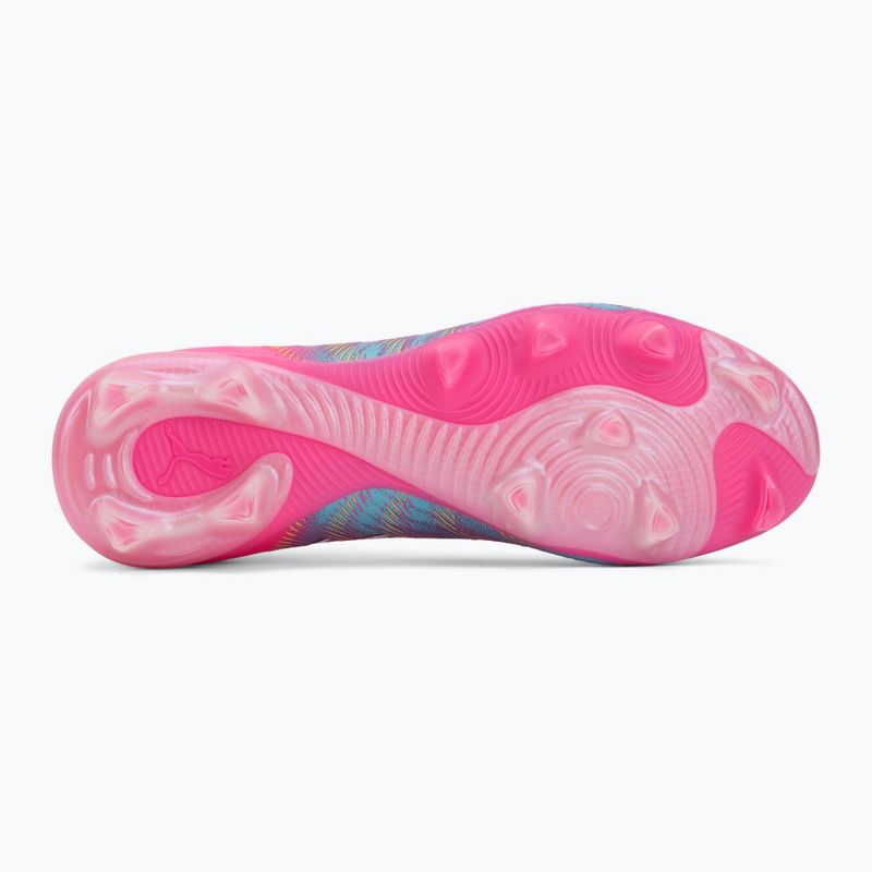 Încălțăminte de fotbal PUMA Future 9 Pro FG/AG poison pink/sun stream/bright aqua/puma white 4
