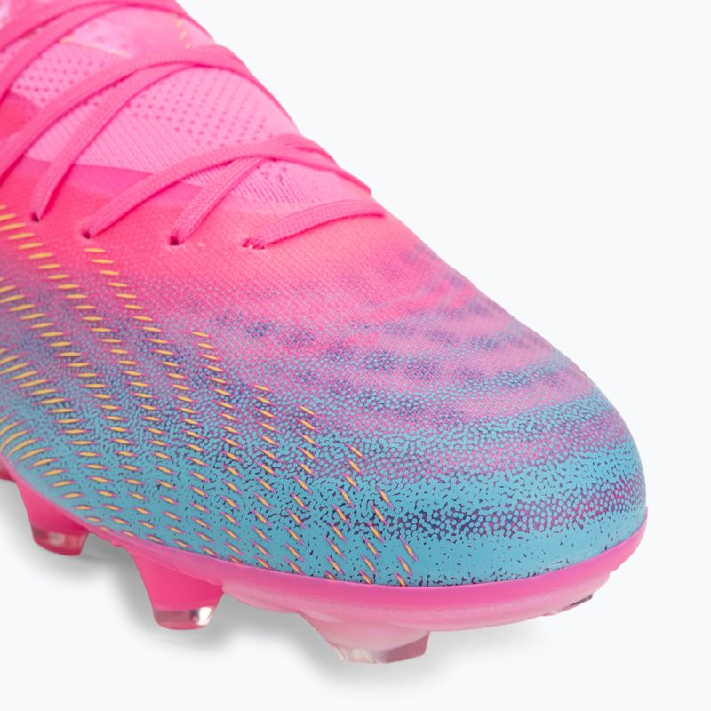 Încălțăminte de fotbal PUMA Future 9 Pro FG/AG poison pink/sun stream/bright aqua/puma white 7