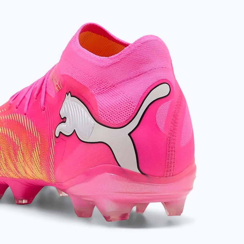 Încălțăminte de fotbal PUMA Future 9 Pro FG/AG poison pink/sun stream/bright aqua/puma white 5