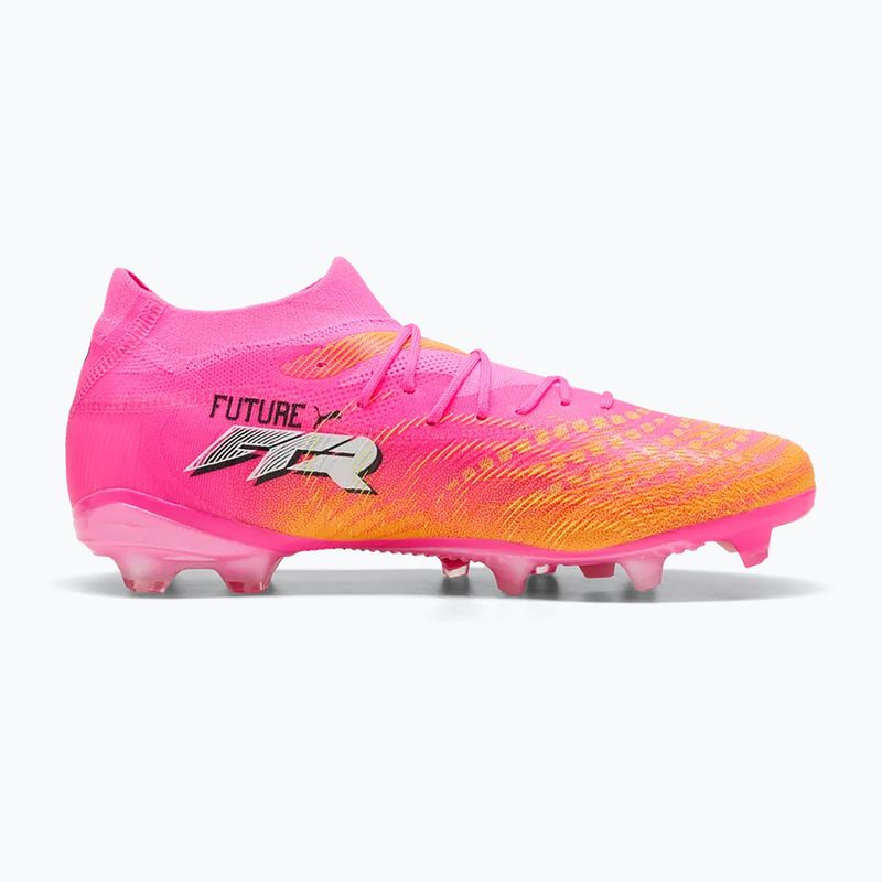 Încălțăminte de fotbal PUMA Future 9 Match FG/AG poison pink/puma white/sun stream/bright aqua/puma black 2
