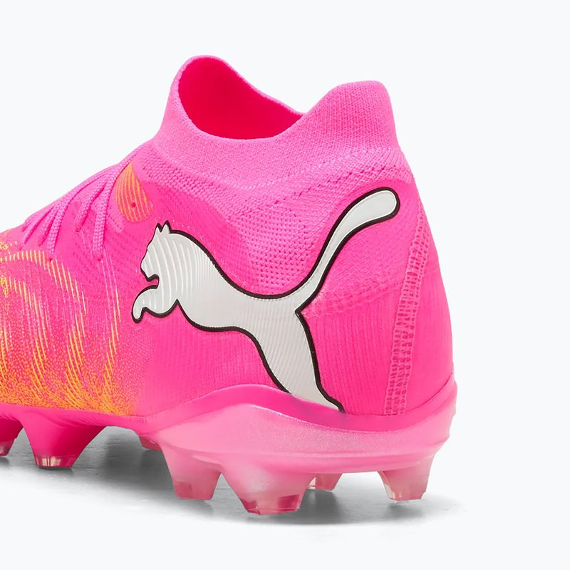 Încălțăminte de fotbal PUMA Future 9 Match FG/AG poison pink/puma white/sun stream/bright aqua/puma black 4