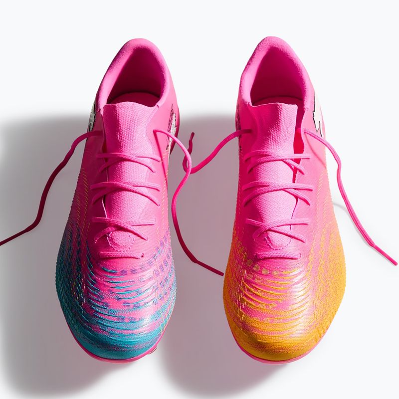Încălțăminte de fotbal PUMA Future 9 Match Fusion FG/AG poison pink/puma white/sun stream/bright aqua/puma black 5