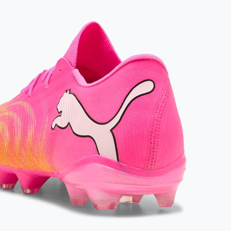 Încălțăminte de fotbal PUMA Future 9 Match Fusion FG/AG poison pink/puma white/sun stream/bright aqua/puma black 6