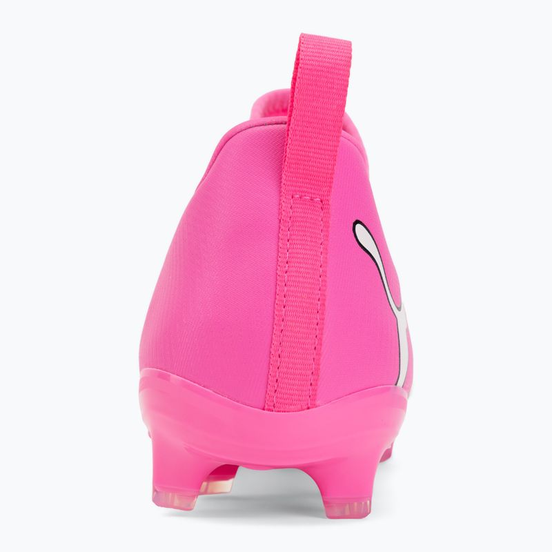 Încălțăminte de fotbal pentru copii PUMA Future 9 Match LL FG/AG Jr poison pink/puma white/sun stream/bright aqua/puma black 6