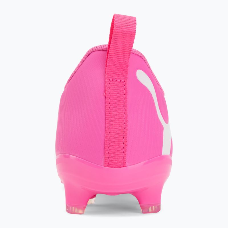 Încălțăminte de fotbal pentru copii PUMA Future 9 Play FG/AG Jr poison pink/puma white/sun stream/bright aqua/puma black 6