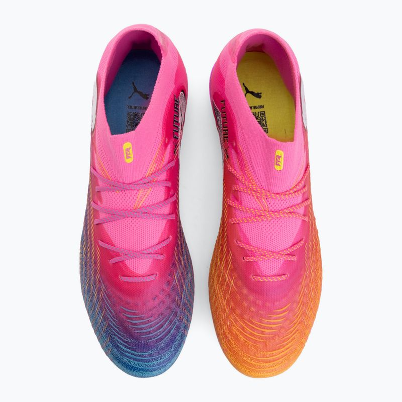 Încălțăminte de fotbal PUMA Future 9 Ultimate FG poison pink/puma wht/sun stream/bright aqua/puma blk 5