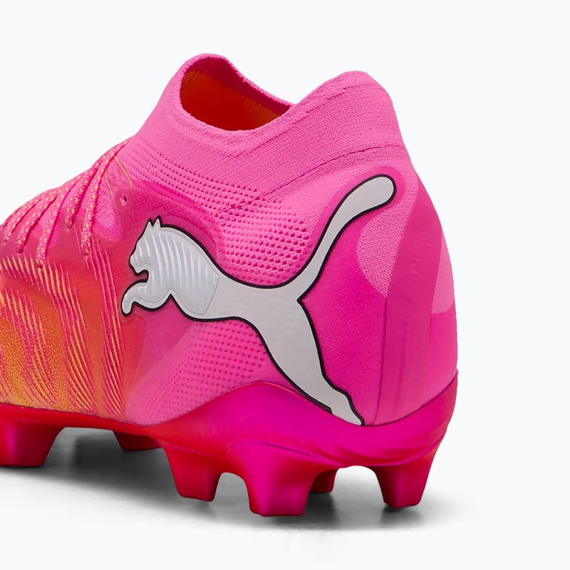 Încălțăminte de fotbal PUMA Future 9 Ultimate FG poison pink/puma wht/sun stream/bright aqua/puma blk 4