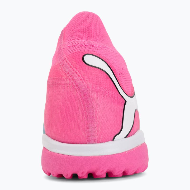 Încălțăminte de fotbal PUMA Future 9 Match TT poison pink/puma white/sun stream/bright aqua/puma black 6