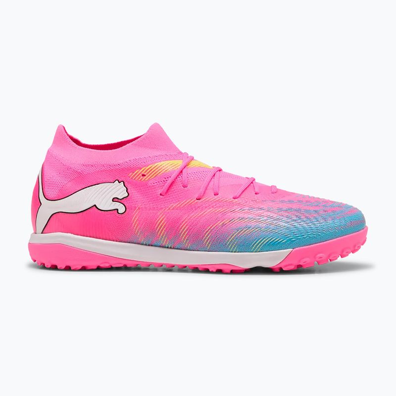 Încălțăminte de fotbal PUMA Future 9 Match TT poison pink/puma white/sun stream/bright aqua/puma black 3