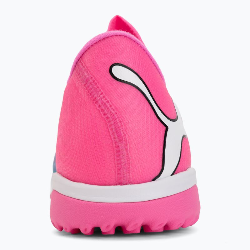 Încălțăminte de fotbal PUMA Future 9 Match Fusion TT poison pink/puma white/sun stream/bright aqua/puma black 6