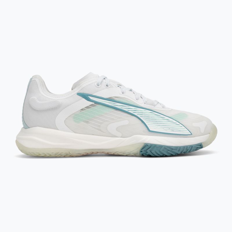 Încălțăminte de handbal pentru femei PUMA Accelerate Nitro SQD 4 Game On puma white/baltic sea blue/fresh water 2
