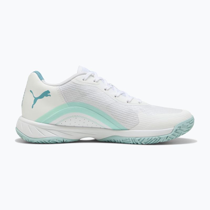 Încălțăminte de handbal PUMA Accelerate Pro 4 Game On puma white/baltic sea blue/fresh water 2
