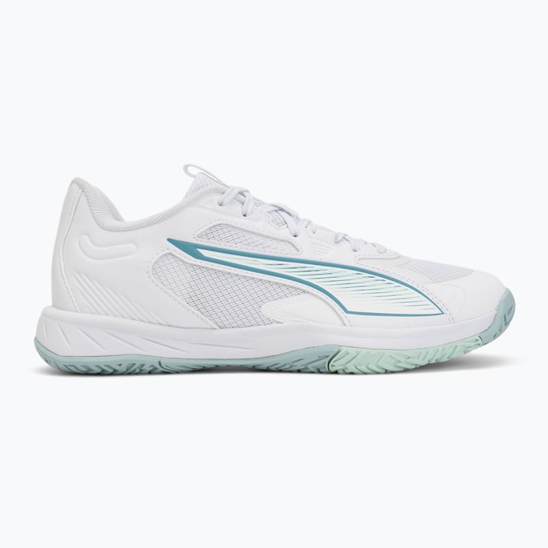 Încălțăminte de handbal PUMA Accelerate Pro 4 Game On puma white/baltic sea blue/fresh water 2