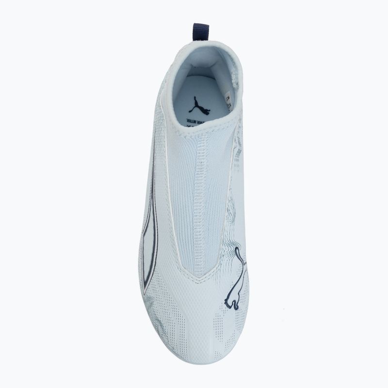 Încălțăminte de fotbal pentru copii PUMA Ultra 6 Match+ LL FG/AG Jr icy blue/puma white/blue jewel 5