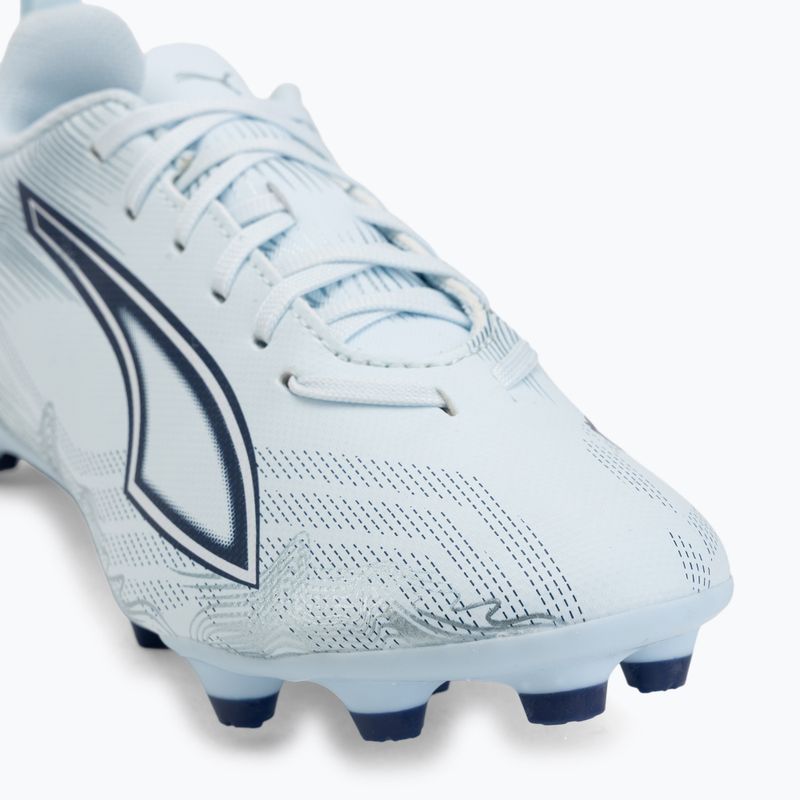 Încălțăminte de fotbal pentru copii PUMA Ultra 6 Play FG/AG Jr icy blue/puma white/blue jewel 7