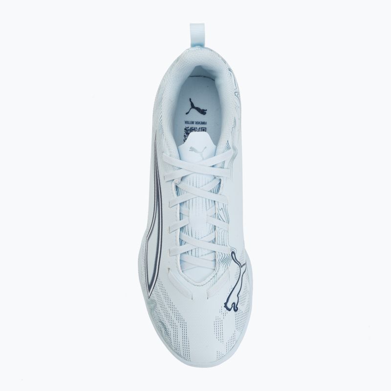 Încălțăminte de fotbal pentru copii PUMA Ultra 6 Play It Jr icy blue/puma white/blue jewel 5