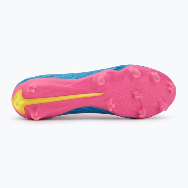Încălțăminte de fotbal PUMA Ultra 6 Match FG/AG poison pink/puma white/sun stream/bright aqua/puma black 4