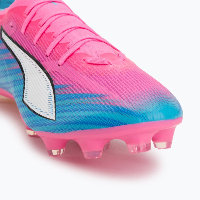 Încălțăminte de fotbal PUMA Ultra 6 Match FG/AG poison pink/puma white/sun stream/bright aqua/puma black 7
