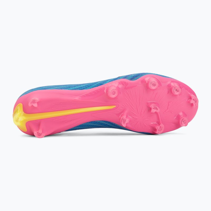 Încălțăminte de fotbal PUMA Ultra 6 Pro FG/AG poison pink/puma white/sunstream/bright aqua/puma black 4