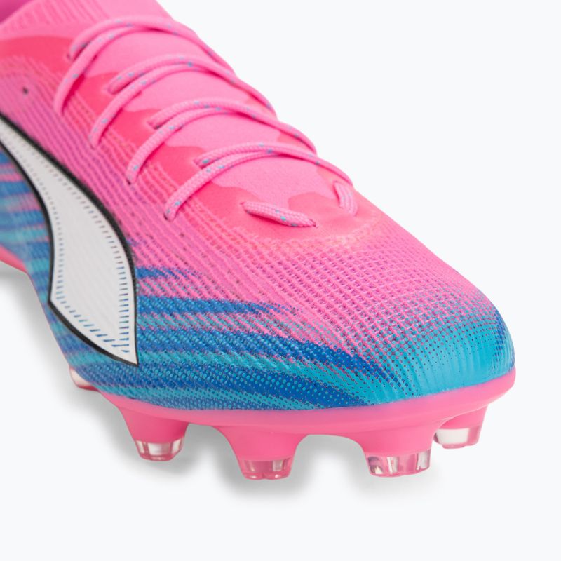 Încălțăminte de fotbal PUMA Ultra 6 Pro FG/AG poison pink/puma white/sunstream/bright aqua/puma black 7