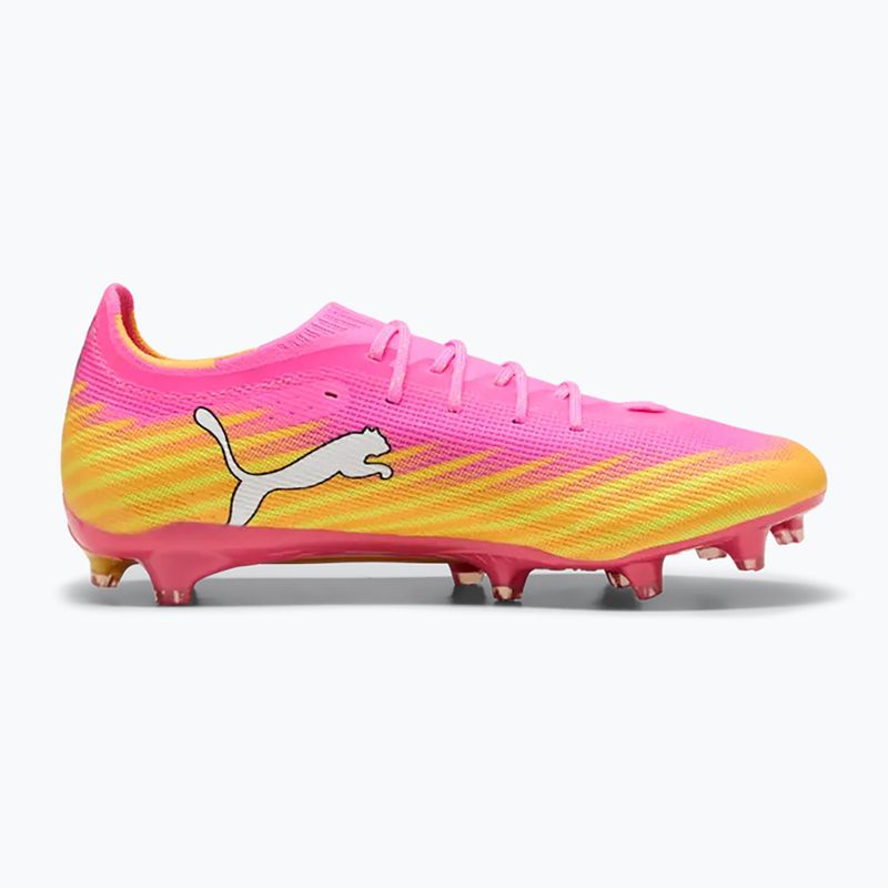 Încălțăminte de fotbal PUMA Ultra 6 Pro FG/AG poison pink/puma white/sunstream/bright aqua/puma black 2