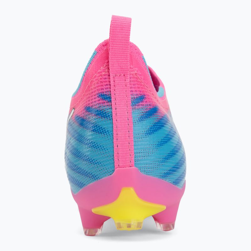 Încălțăminte de fotbal pentru copii PUMA Ultra 6 Pro Jr FG/AG poison pink/puma white/sunstream/bright aqua/puma black 6