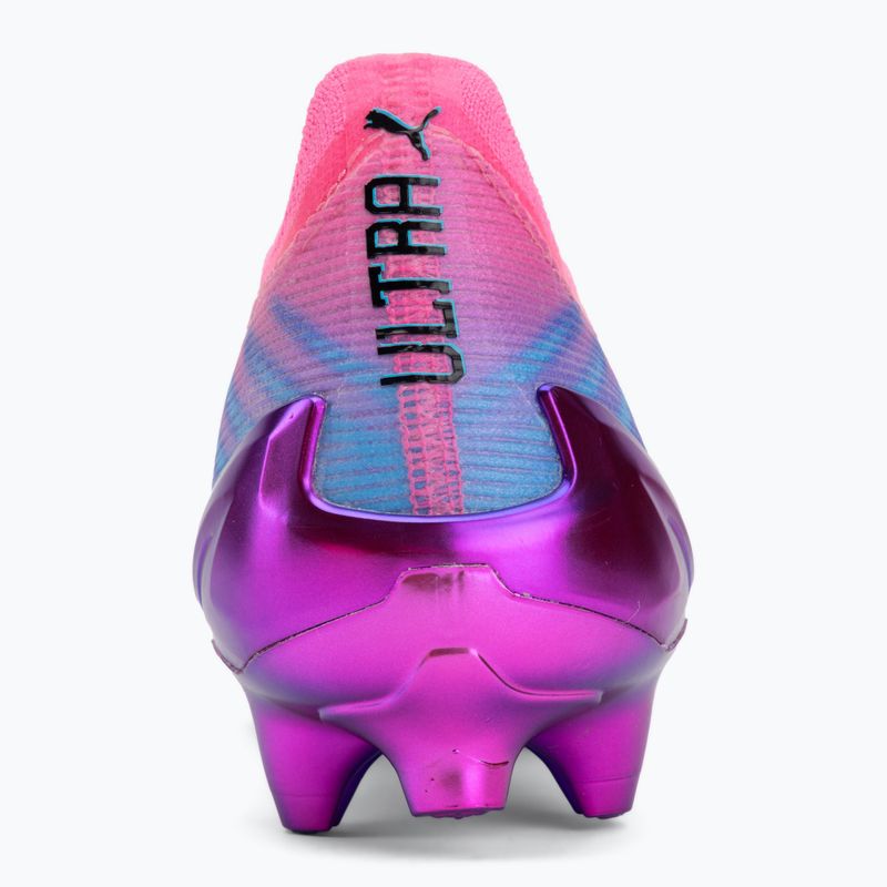 Încălțăminte de fotbal PUMA Ultra 6 Ultimate FG poison pink/puma white/sun stream/bright aqua/puma black 6