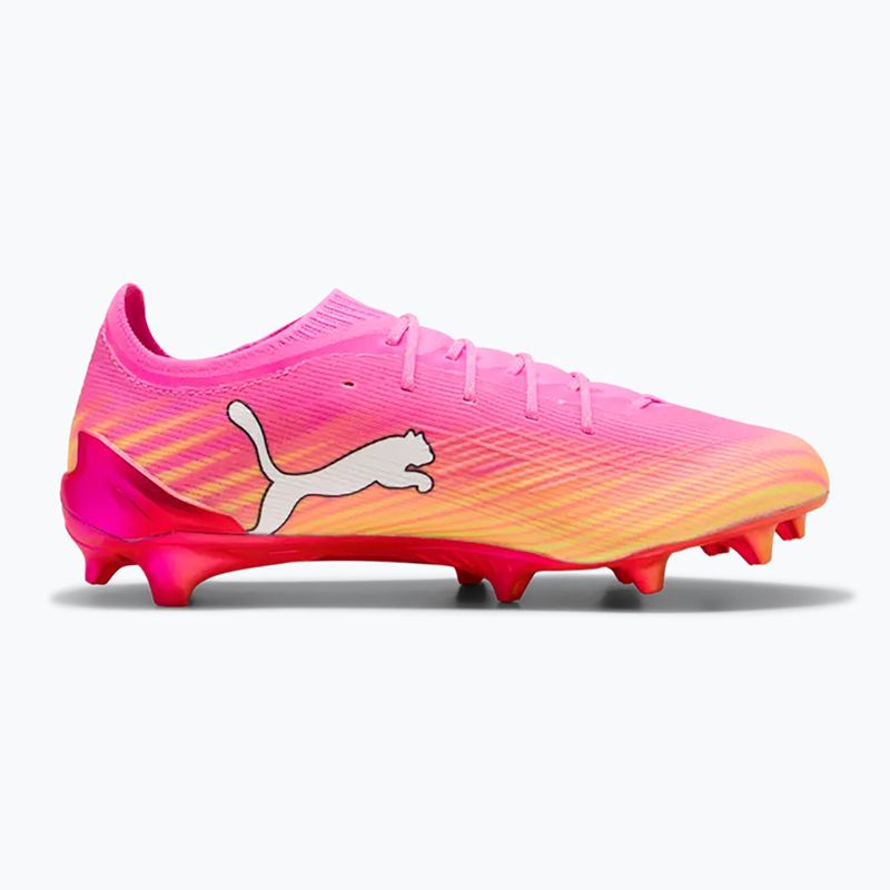Încălțăminte de fotbal PUMA Ultra 6 Ultimate FG poison pink/puma white/sun stream/bright aqua/puma black 2