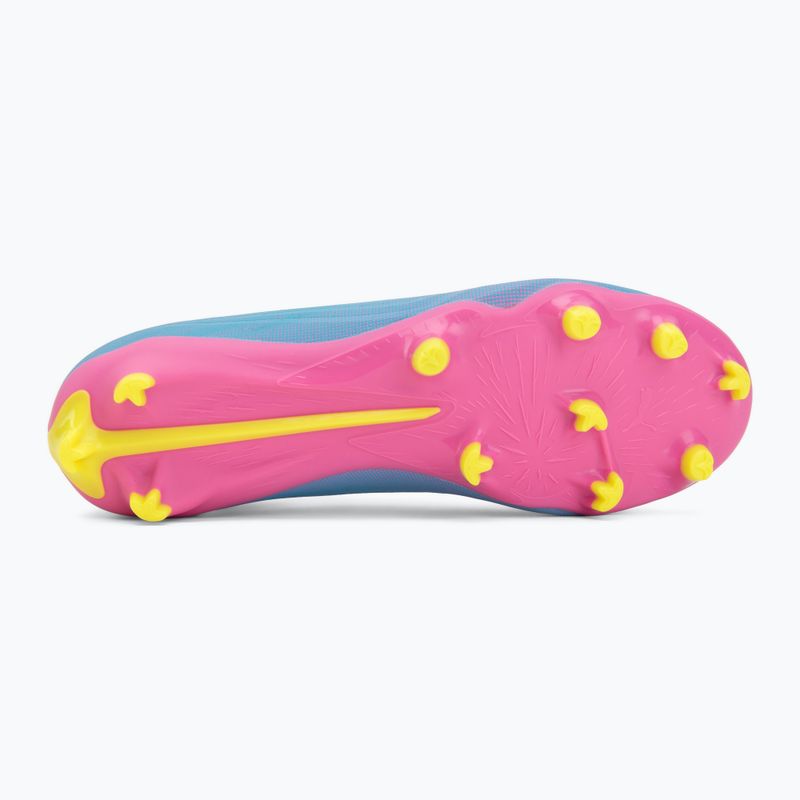 Încălțăminte de fotbal pentru copii PUMA Ultra 6 Match FG/AG Jr poison pink/puma white/sun stream/bright aqua/puma black 4