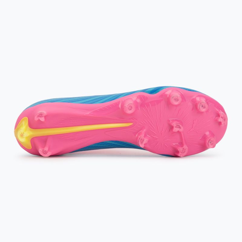 Încălțăminte de fotbal PUMA Ultra 6 Match + FG/AG poison pink/puma white/sun stream/bright aqua/puma black 4