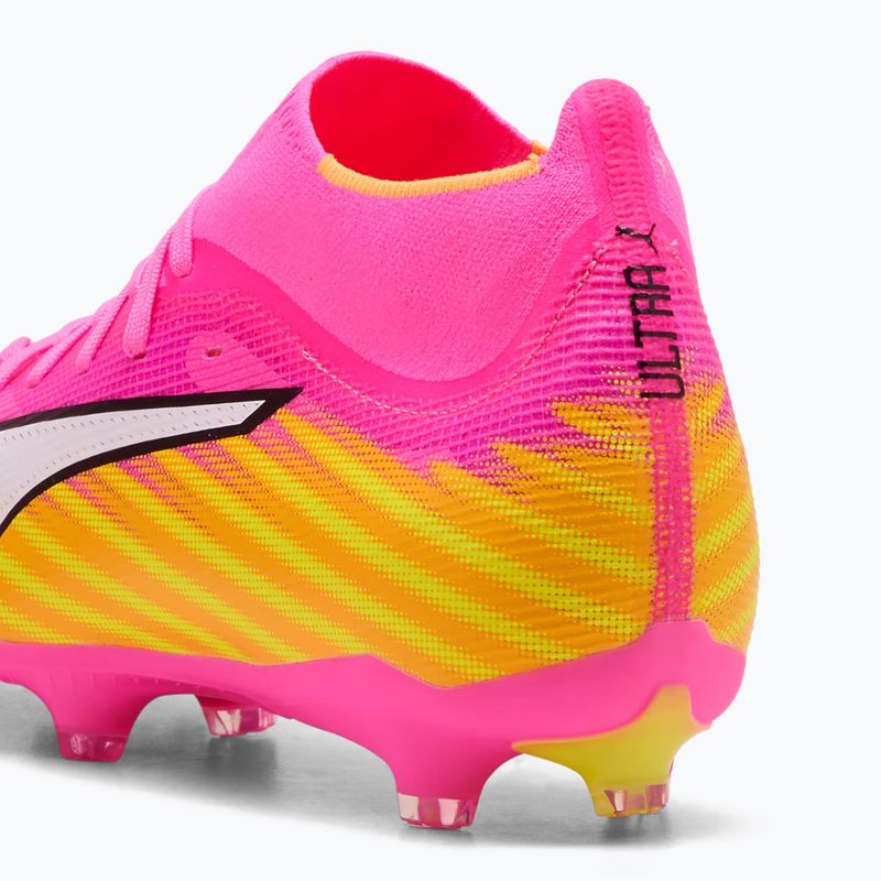 Încălțăminte de fotbal PUMA Ultra 6 Match + FG/AG poison pink/puma white/sun stream/bright aqua/puma black 6