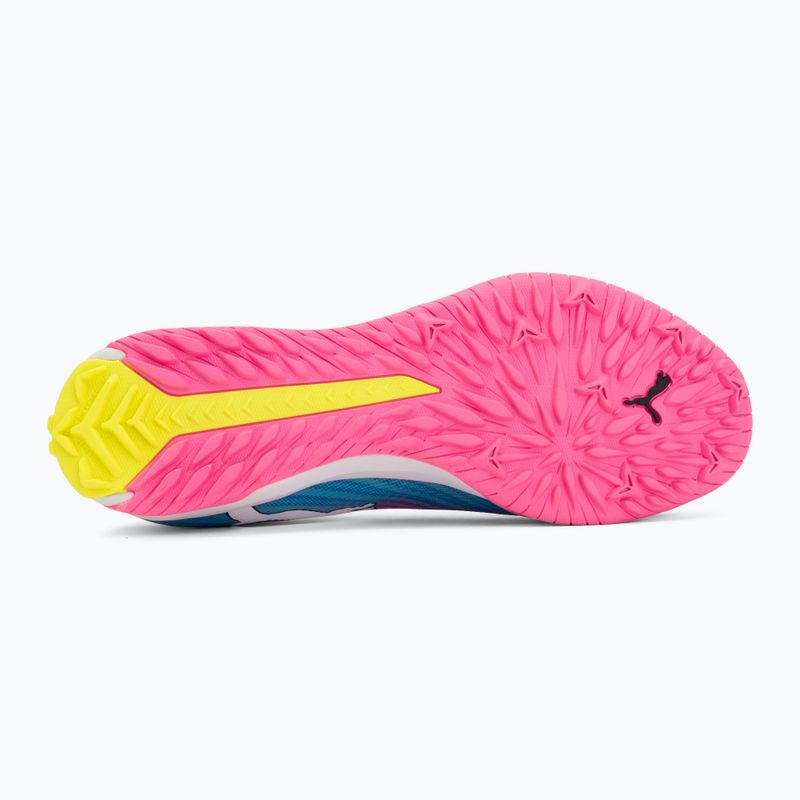 Încălțăminte de fotbal PUMA Ultra 6 Match TT poison pink/puma white/sun stream/bright aqua/puma black 4