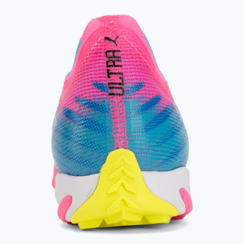 Încălțăminte de fotbal PUMA Ultra 6 Match TT poison pink/puma white/sun stream/bright aqua/puma black 6
