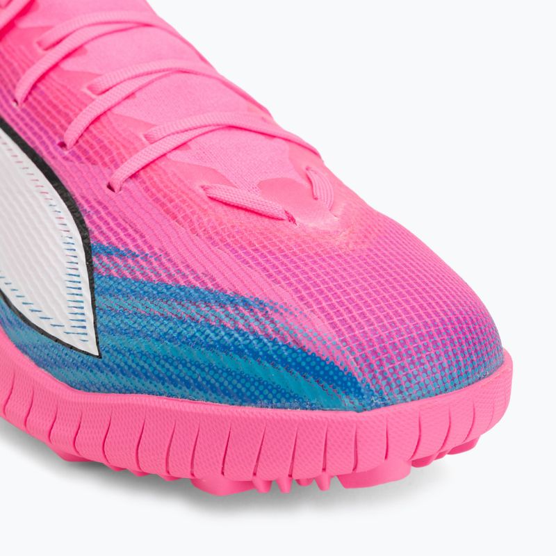 Încălțăminte de fotbal PUMA Ultra 6 Match TT poison pink/puma white/sun stream/bright aqua/puma black 7