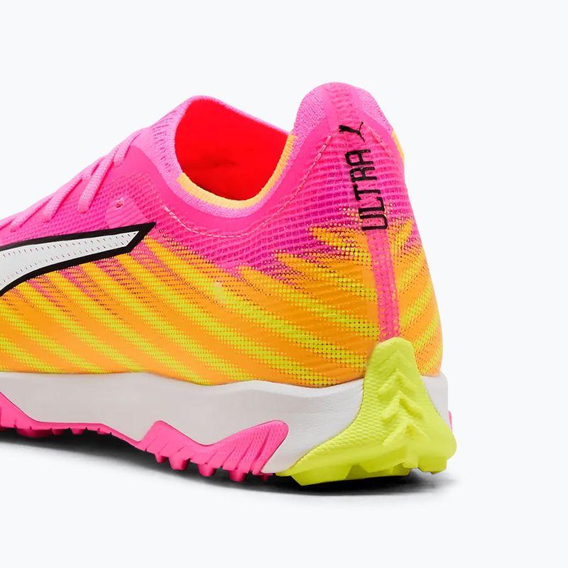 Încălțăminte de fotbal PUMA Ultra 6 Match TT poison pink/puma white/sun stream/bright aqua/puma black 4