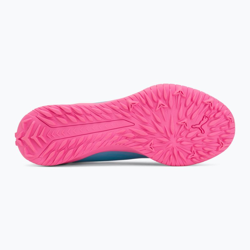 Încălțăminte de fotbal pentru copii PUMA Ultra 6 Play TT Jr poison pink/puma white/sun stream/bright aqua/puma black 4