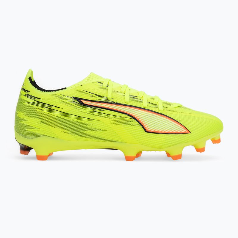 Încălțăminte de fotbal PUMA Ultra 6 Match FG/AG yellow alert/puma black/glowing red/lime squeeze 2