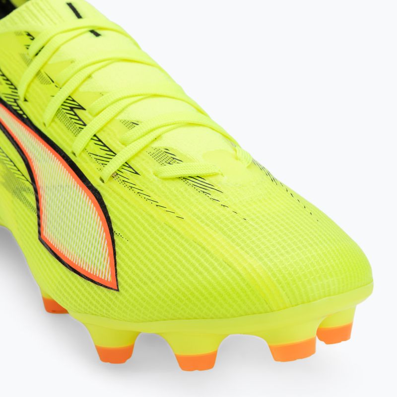 Încălțăminte de fotbal PUMA Ultra 6 Match FG/AG yellow alert/puma black/glowing red/lime squeeze 7