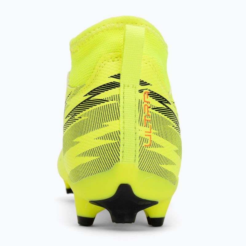 Încălțăminte de fotbal pentru copii PUMA Ultra 6 Match+ LL FG/AG Jr yellow alert/puma black/glowing red/lime squeeze 6