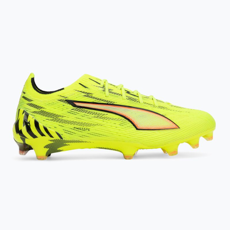 Încălțăminte de fotbal PUMA Ultra 6 Ultimate FG yellow alert/puma black/glowing red/lime squeeze 2