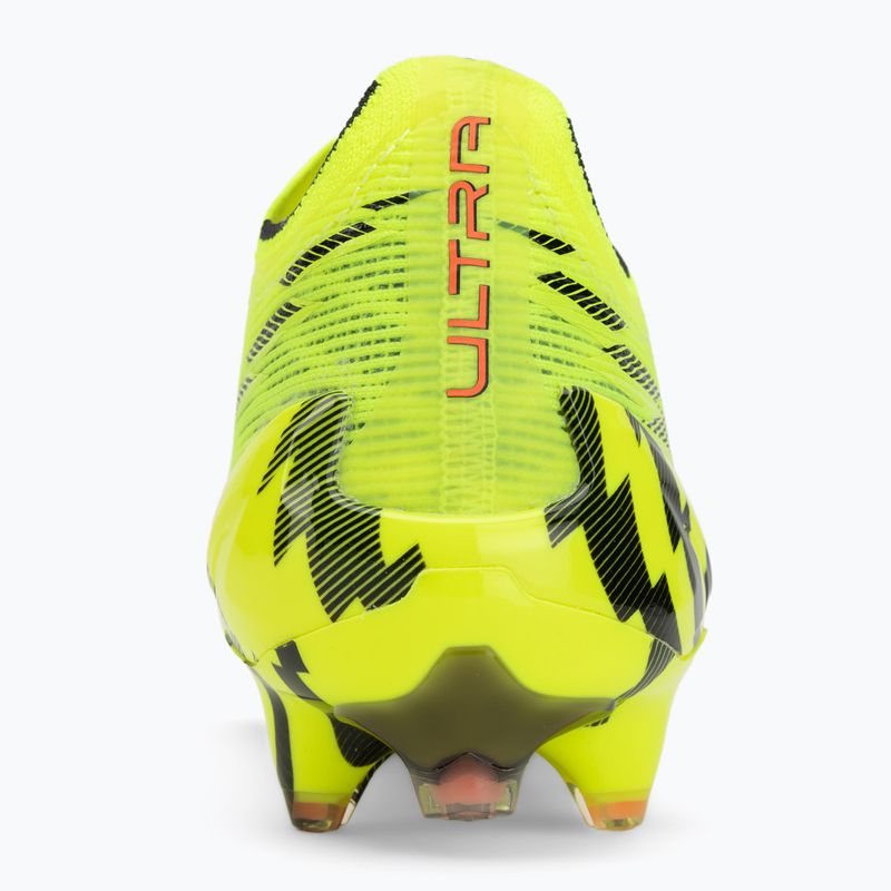 Încălțăminte de fotbal PUMA Ultra 6 Ultimate FG yellow alert/puma black/glowing red/lime squeeze 6