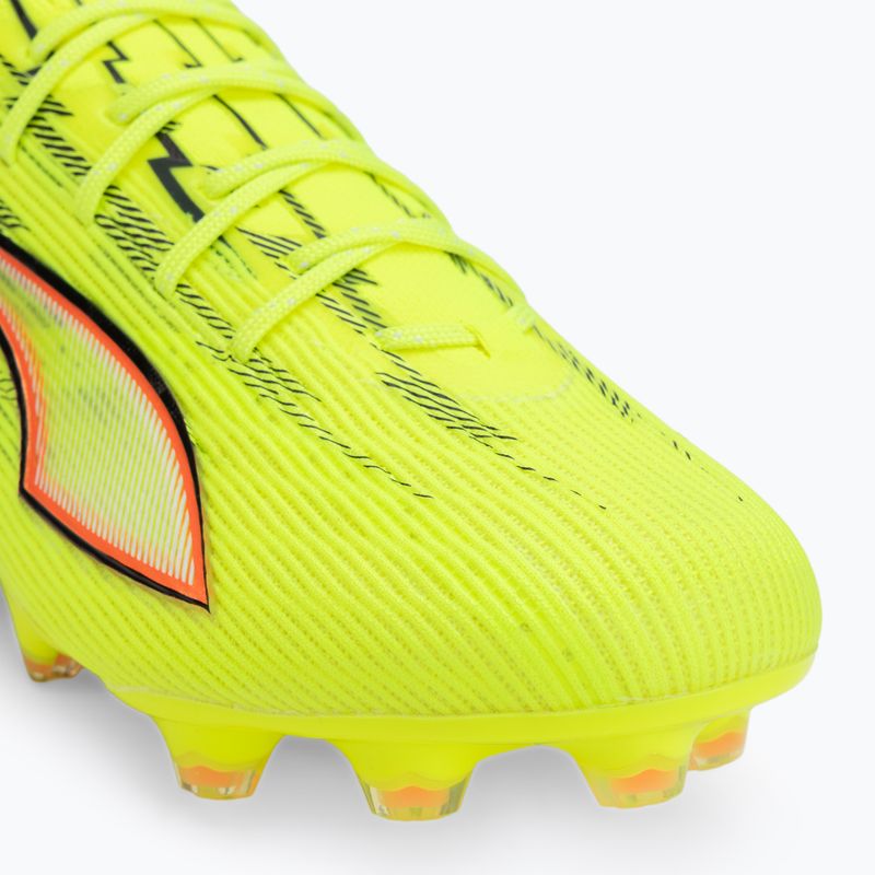 Încălțăminte de fotbal PUMA Ultra 6 Ultimate FG yellow alert/puma black/glowing red/lime squeeze 7