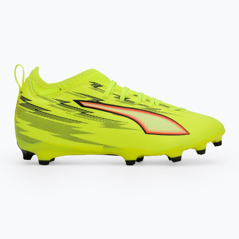 Încălțăminte de fotbal pentru copii PUMA Ultra 6 Match FG/AG Jr yellow alert/puma black/glowing red/lime squeeze 2