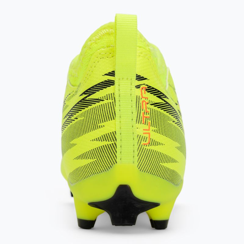 Încălțăminte de fotbal pentru copii PUMA Ultra 6 Match FG/AG Jr yellow alert/puma black/glowing red/lime squeeze 6