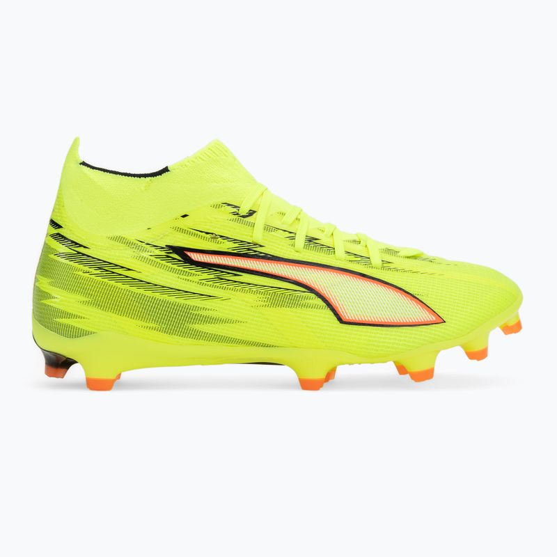 Încălțăminte de fotbal PUMA Ultra 6 Match + FG/AG yellow alert/puma black/glowing red/lime squeeze 2