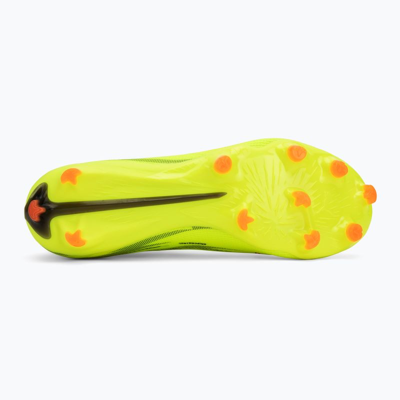 Încălțăminte de fotbal PUMA Ultra 6 Match + FG/AG yellow alert/puma black/glowing red/lime squeeze 4