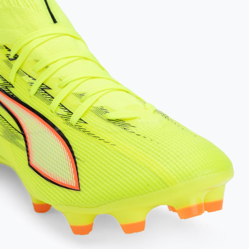 Încălțăminte de fotbal PUMA Ultra 6 Match + FG/AG yellow alert/puma black/glowing red/lime squeeze 7